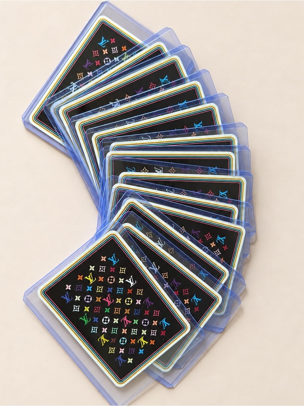 Louis Vuitton x Takashi Murakami Multicolore Playing Cards Complete Clubs A-K